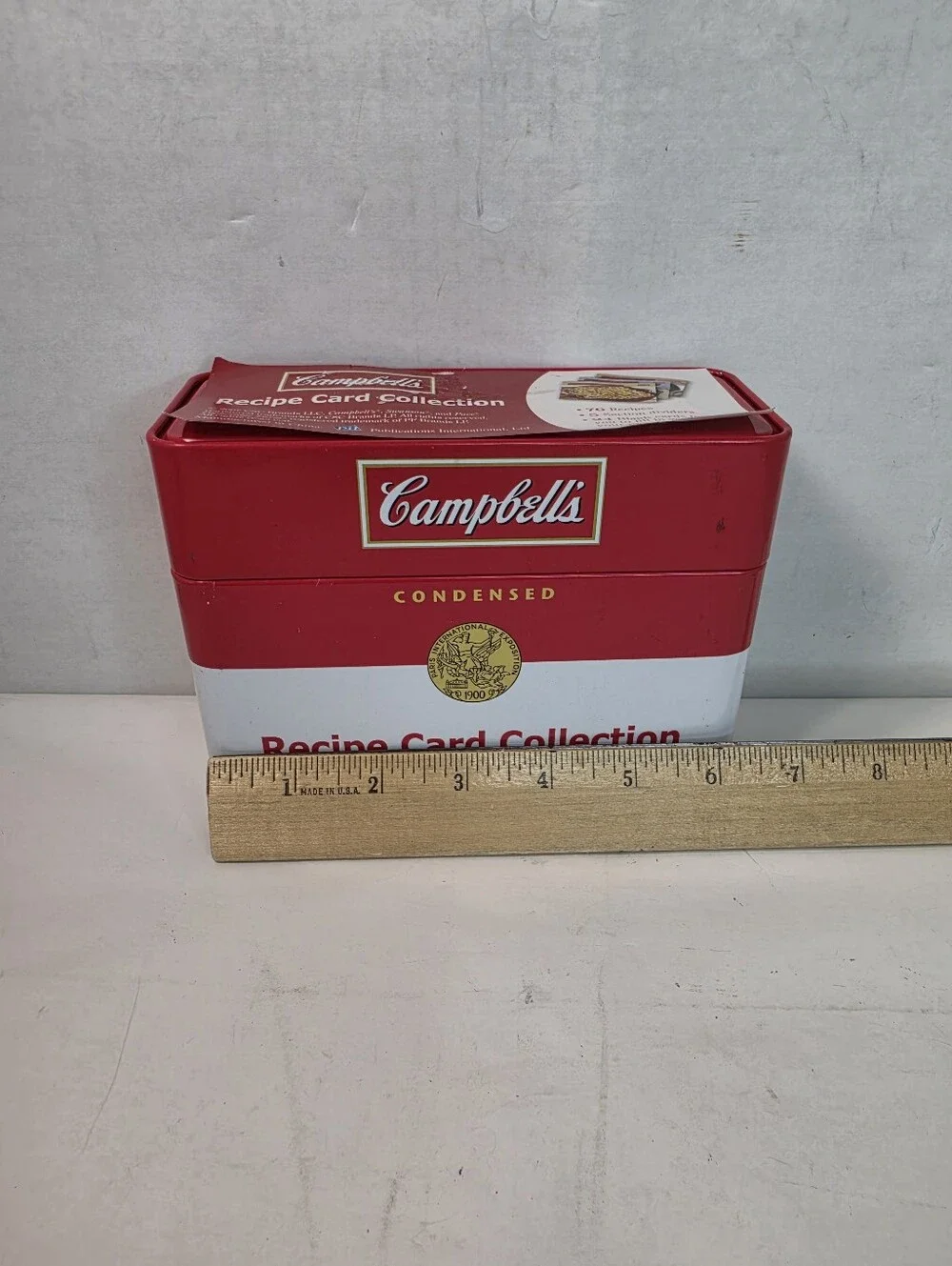 Campbell's Soup Recipe Card Collection in Collectible Metal Tin 2013. NOB